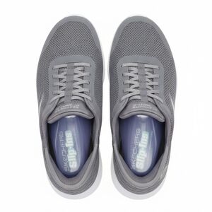 Skechers Men's Gray Slip-On Sneakers